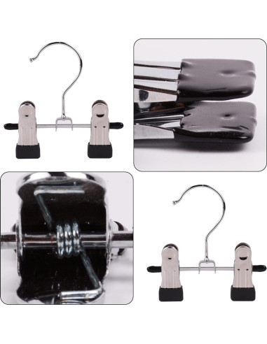 12 Perchas Ajustables Dobles XinSeYuAN para Ropa y Botas