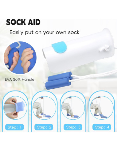 Kit de Ayuda para Vestirse Yitobecka 3 en 1 - Calcetines y Zapatos