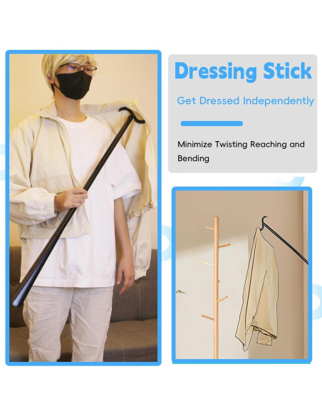 Kit de Ayuda para Vestirse Yitobecka 3 en 1 - Calcetines y Zapatos