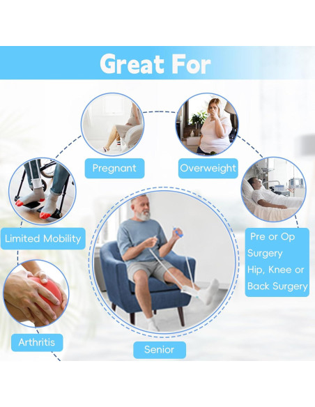 Kit de Ayuda para Vestirse Yitobecka 3 en 1 - Calcetines y Zapatos