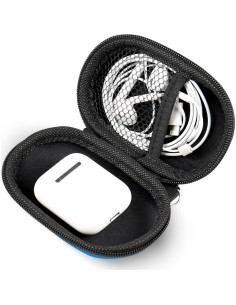 Estuche para Auriculares RISETECH EC06 Azul - EVA Duro, Compacto 2