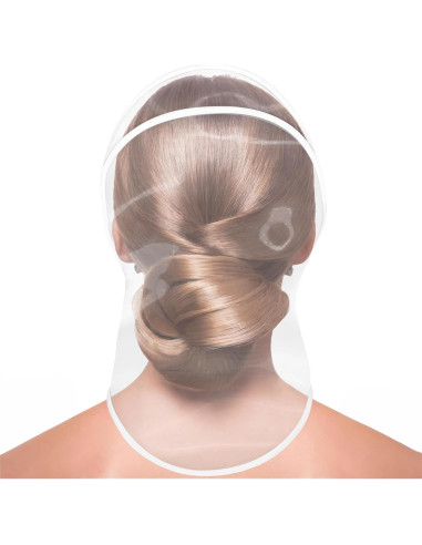 12 Gorros de Lluvia Transparentes Cididu con Visera Reutilizables