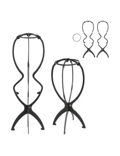 Soporte para Pelucas LINEASTORIA Colapsable Negro 35.56 cm