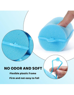 Rodillos de Cabello de Espuma Jumbo Beautiyand - 24 Piezas 5.08 cm 2