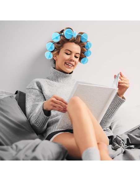 Rodillos de Cabello de Espuma Jumbo Beautiyand - 24 Piezas 5.08 cm