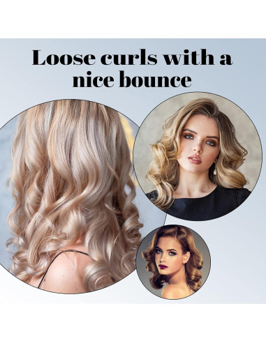 Rodillos de Cabello de Espuma Jumbo Beautiyand - 24 Piezas 5.08 cm