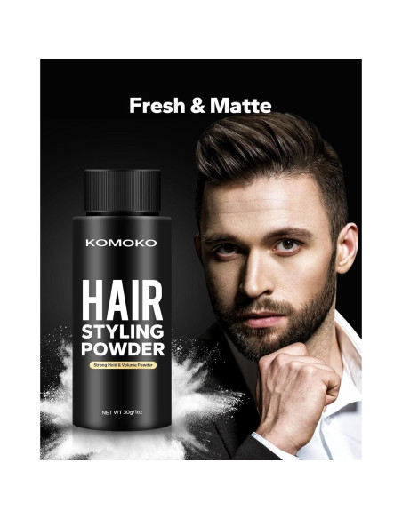 Polvo Estilizador para Cabello Komoko 19.84 g - Volumen y Textura Mate