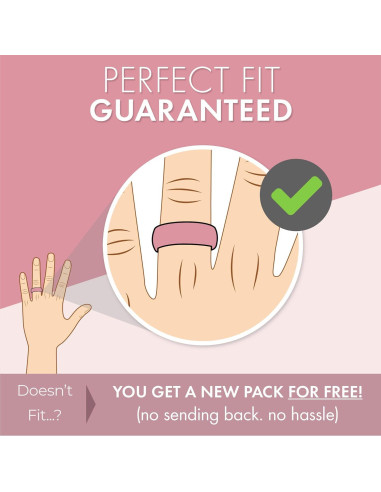 Anillo de Boda de Silicona ThunderFit para Mujeres 5.5mm