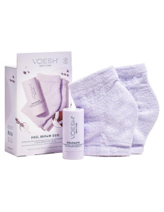 Dúo de Cuidado de Talones VOESH - Balsamo y Calcetines Hidratantes