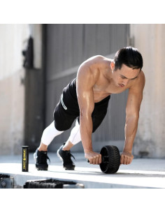 Rodillo de Abdominales Sweet Sweat - Rueda de 7.62 cm - Negro 2