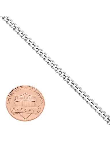 Tobillera de Plata Esterlina 925 Miabella 3.5mm Hecha en Italia