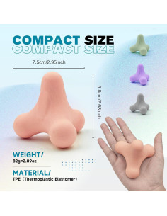 Bola de Masaje Kearning 4 Patas para Alivio Muscular Verde 2