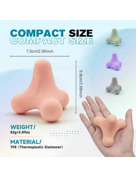 Bola de Masaje Kearning 4 Patas para Alivio Muscular Verde