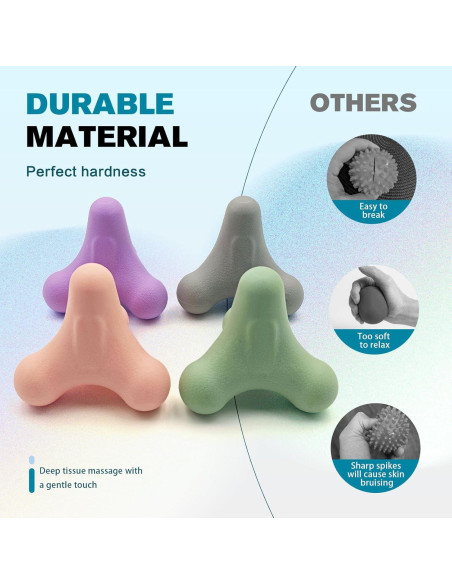 Bola de Masaje Kearning 4 Patas para Alivio Muscular Verde
