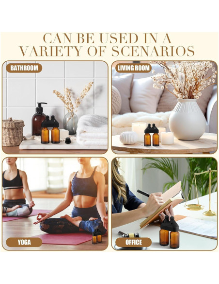 Inhalador de Aceite Esencial Chunful Doble 6x9cm a Prueba de Fugas