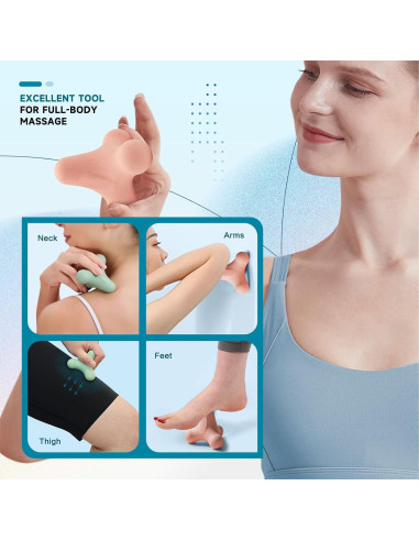 Bola de Masaje Kearning 4 Patas para Alivio Muscular Verde