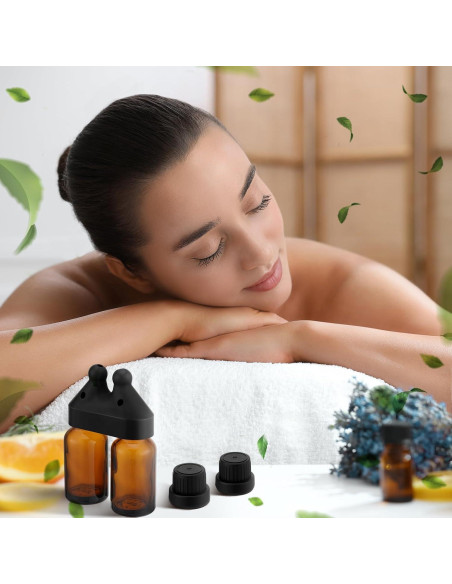 Inhalador de Aceite Esencial Chunful Doble 6x9cm a Prueba de Fugas