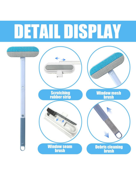 Kit de limpieza de pantallas de ventanas TOAINRSI - 7 piezas