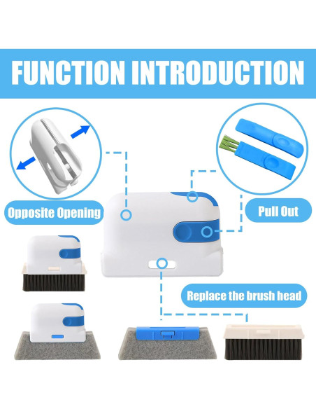 Kit de limpieza de pantallas de ventanas TOAINRSI - 7 piezas
