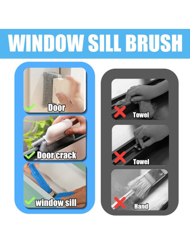 Kit de limpieza de pantallas de ventanas TOAINRSI - 7 piezas