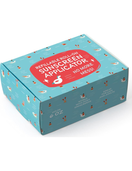 Aplicador de Protector Solar Recargable IMPRESA 177 ml con Esponjas