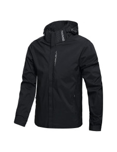 Chaqueta de Lluvia Impermeable para Hombre - Ligera y Transpirable