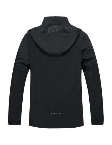 Chaqueta de Lluvia Impermeable para Hombre - Ligera y Transpirable