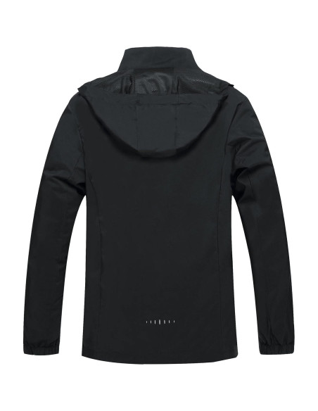 Chaqueta de Lluvia Impermeable para Hombre - Ligera y Transpirable