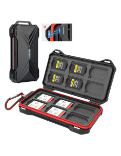 Estuche Protector Kiorafoto para 12 SD y 12 CFexpress Tipo A