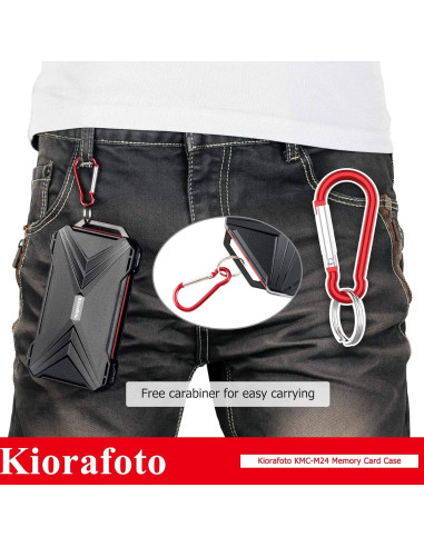 Estuche Protector Kiorafoto para 12 SD y 12 CFexpress Tipo A