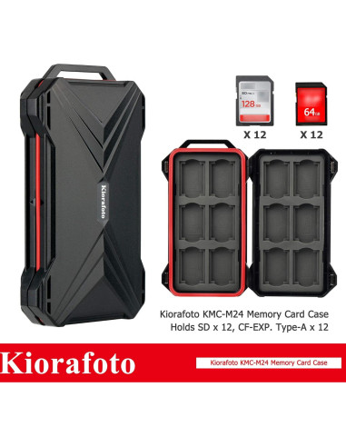Estuche Protector Kiorafoto para 12 SD y 12 CFexpress Tipo A