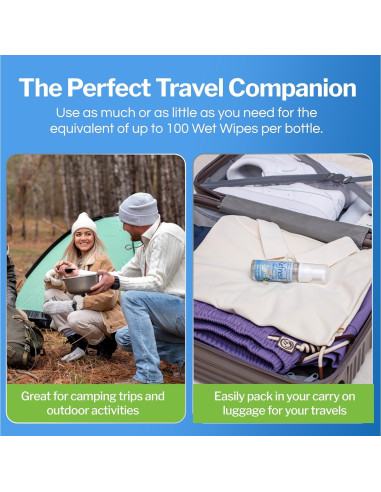 Toallita Líquida Refresh 50ml - Espuma para Papel Higiénico