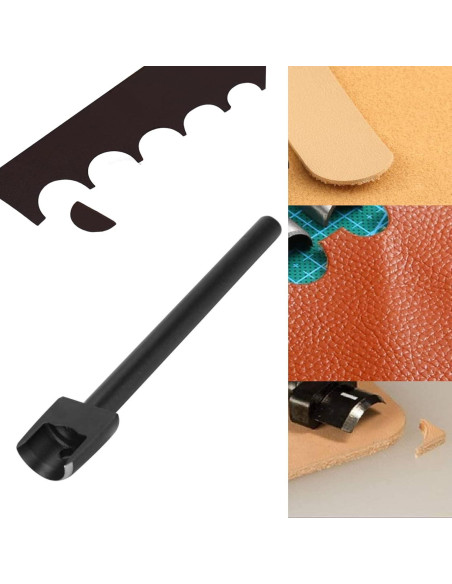 Cortador de Esquinas Redondas Hilitand 15mm para Cuero