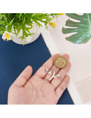 Base de Colgante de Plata Esterlina 925 para DIY 23x24mm