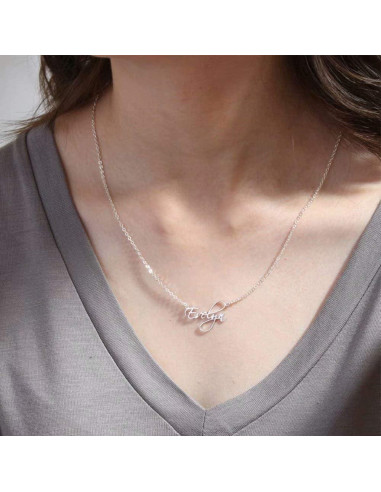 Collar Personalizado de Nombre Hidepoo - Acero Inoxidable 45.72 cm