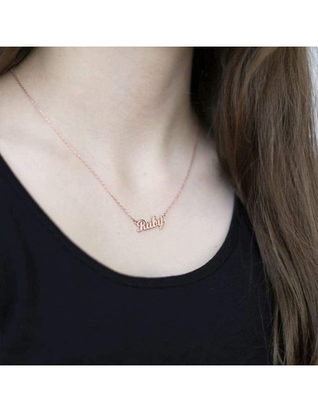 Collar Personalizado de Nombre Hidepoo - Acero Inoxidable 45.72 cm