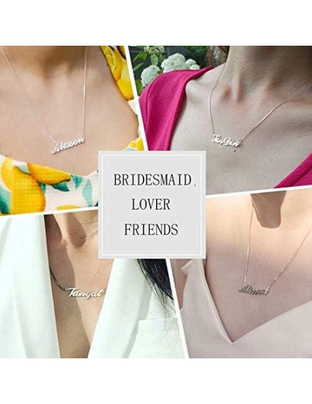 Collar Personalizado de Nombre Hidepoo - Acero Inoxidable 45.72 cm