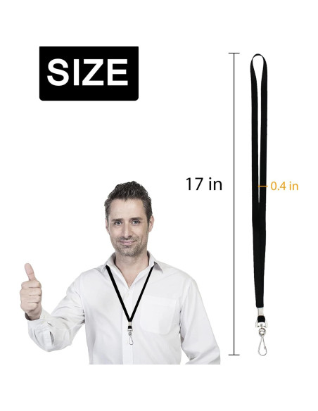 Cintas Negras de Nylon Korty 50 Paquetes con Clip Giratorio