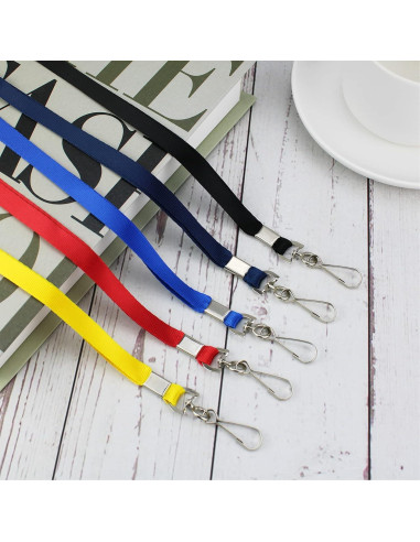 Cintas Negras de Nylon Korty 50 Paquetes con Clip Giratorio