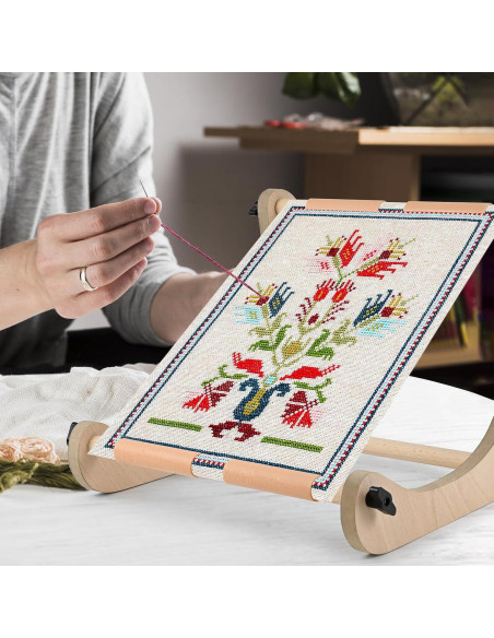 Soporte de Mesa para Bordado Embhand LEHS Ajustable 31.75-40.89 cm