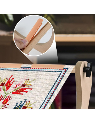 Soporte de Mesa para Bordado Embhand LEHS Ajustable 31.75-40.89 cm