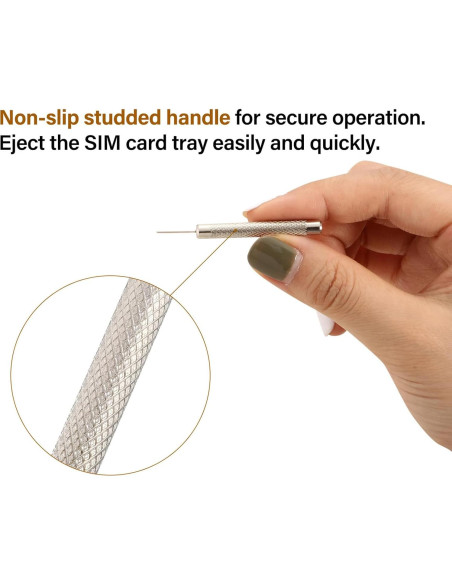 Outus 8 Herramientas Extracción Tarjeta SIM + 4 Paños Limpieza