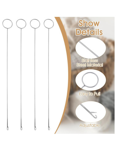 10 Piezas Herramienta de Costura Gsbnjuy Acero Inoxidable