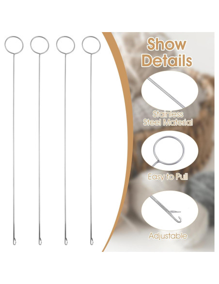 10 Piezas Herramienta de Costura Gsbnjuy Acero Inoxidable