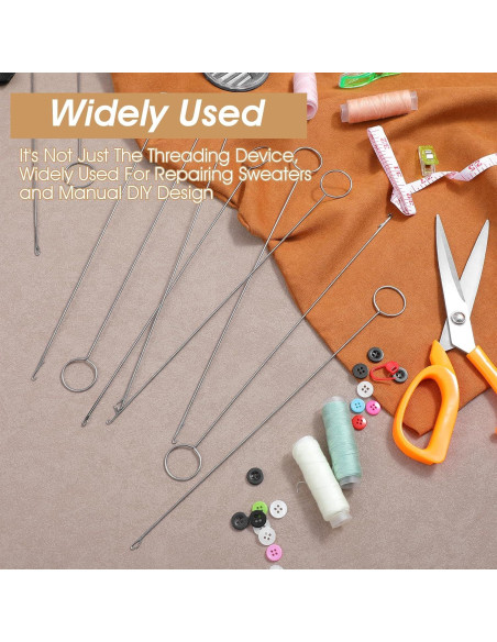 10 Piezas Herramienta de Costura Gsbnjuy Acero Inoxidable