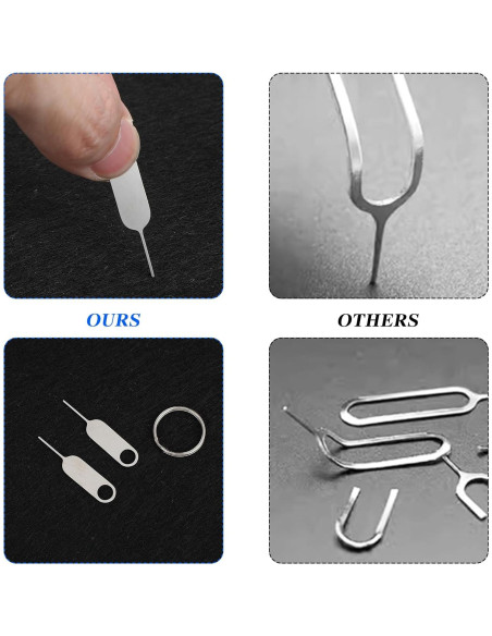 Herramienta de Extracción de Tarjeta SIM CIATBYYJ - 2 Piezas con Llavero