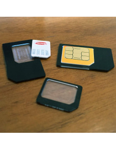 Adaptador SIM Nano a Micro iSYFIX - Kit 4 en 1 con Pin 2