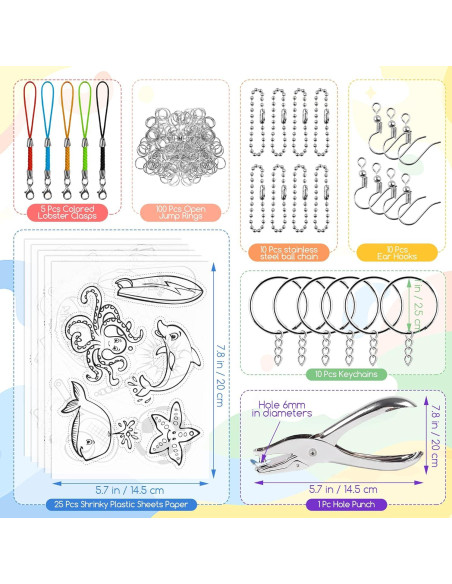 Kit de Papel Encogible PETDCHEB 160 Piezas Manualidades
