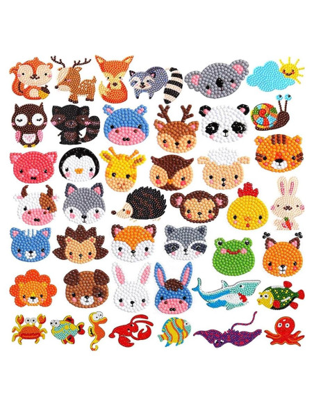 Kit de Arte de Diamante Labeol para Niños 6-12 Años Animal