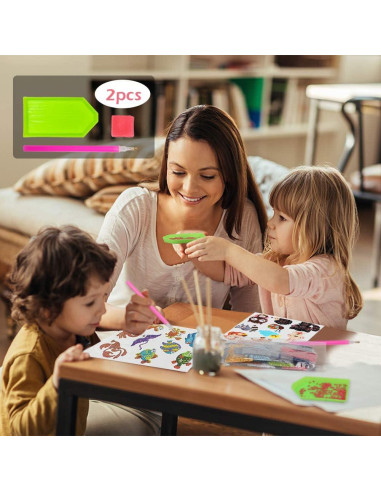 Kit de Arte de Diamante Labeol para Niños 6-12 Años Animal